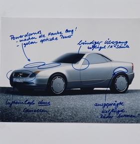 Mercedes-Benz SLK (1994) - Michael Mauer Design, Studie im Massstab 1 zu 5