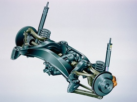 Mercedes-Benz SLK 230 (1996) - Hinterachse mit einzeln aufgehängten Rädern
