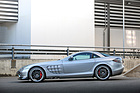 Mercedes-Benz SLR McLaren 722 Edition (2007) - nicht ganz 4,7 Meter lang, die Motorhaube reicht fast bis zur Mitte des Coupés