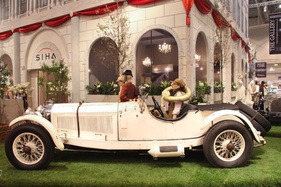 Mercedes-Benz SS (1929) - das Siegerauto der Tourist Trophy 1929, am Lenkrad sass Rudi Caracciola, der mit einer Durchschnittsgeschwindigkeit von 117 km/h den ersten Platz erkämpfte - Techno Classica 2015