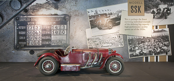 Bild: Mercedes-Benz SSK (1929) - im Louwman Museum in Den Haag