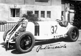 Mercedes Benz SSK (1931) - Rudolf Caracciola am Avus-Rennen in Berlin im Jahr 1931