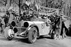 Mercedes Benz SSK (1931) - Rudolf Caracciola und Wilhelm Sebastian am Start zur Mille Miglia 1931