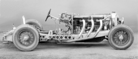 Mercedes-Benz SSKL (1931) – Dr mächtige 7,1-Liter-Sechszylinder nimmt fast die halbe Länge des Autos ein