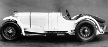 Mercedes-Benz SSKL (1931) – die letzte Evolutionsstufe des W 06, ohne Kotflügel wurde aus dem Sport- ein Rennwagen