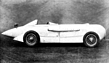 Mercedes-Benz SSKL Stromlinie (1932) – Im Profil wird die kompromisslose Form mit verkleidetem Chassis am deutlichsten (© Daimler-Benz AG, 1932) Mercedes-Benz SSKL Stromlinie (1932) – Im Profil wird die kompromisslose Form mit verkleidetem Chassis am deutlichsten (© Daimler-Benz AG, 1932)