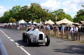 Mercedes-Benz SSKL Stromlinie (1932) , auf der Rennstrecke – Classic Days Düsseldorf 2022