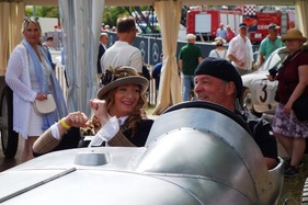 Mercedes-Benz SSKL Stromlinie (1932) , vor dem Start – Classic Days Düsseldorf 2022