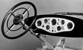 Mercedes-Benz Typ 770 (1930) - Lenkrad und Armaturen