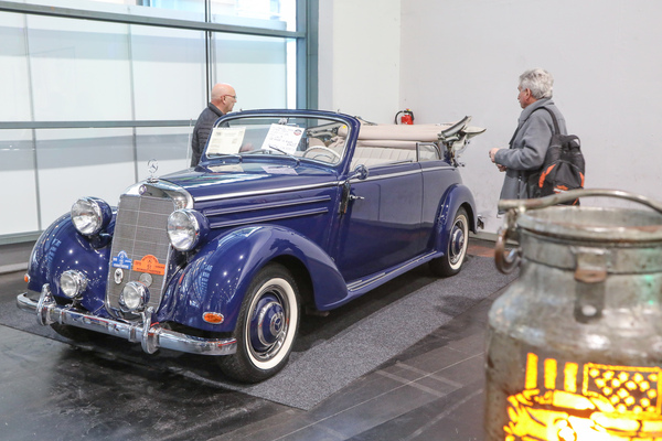 Mercedes-Benz V170 S Cabriolet (1951) - angeboten für EUR 99'500, 48 Jahre im selben Besitz - Bremen Classic Motorshow 2023