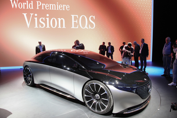 Mercedes-Benz Vision EQS (2019) - Weltpremiere der elektrischen Limousine - IAA in Frankfurt 2019
