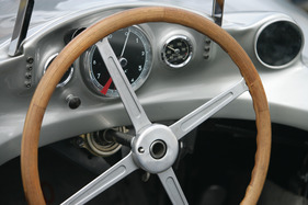 Mercedes Benz W 196 (1954) - Blick auf das Lenkrad der Stromlinienvariante