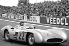 Bild: Mercedes Benz W 196 (1954) - Hans Herrmann beim GP von Frankreich in Reims am 4. Juli 1954