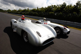 Mercedes Benz W 196 (1954) - man kann nachvollziehen, dass die damaligen Rennfahrer die Stromlinienvariante als unübersichtlich empfanden