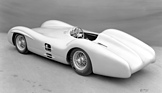 Bild: Mercedes Benz W 196 (1954) - mit verschalten Rädern und Stromlinienform