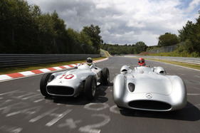 Mercedes Benz W 196 (1954) - wiedervereinigt auf dem Nürburgring im Jahre 2011