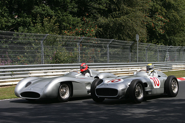 Mercedes Benz W 196 (1954) - wiedervereinigt auf dem Nürburgring im Jahre 2011
