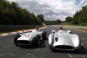 Mercedes Benz W 196 (1954) - wiedervereinigt auf dem Nürburgring im Jahre 2011