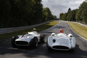 Mercedes Benz W 196 (1954) - wiedervereinigt auf dem Nürburgring im Jahre 2011