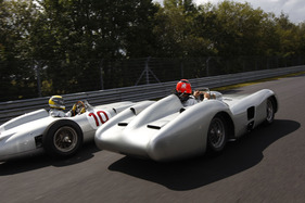 Mercedes Benz W 196 (1954) - wiedervereinigt auf dem Nürburgring im Jahre 2011
