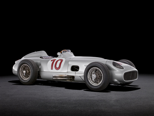 Image: Mercedes-Benz W 196 R (1954) - exhibited at the special "Silver Arrow" show at the Louwman Museum