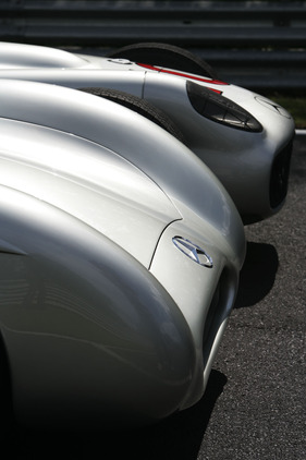 Mercedes Benz W 196 Streamliner (1954) - wiedervereinigt auf dem Nürburgring im Jahre 2011