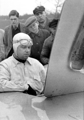 Mercedes-Benz W 25 (1936) - Rudolf Caracciola im 12-Zylinder-Rekordwagen