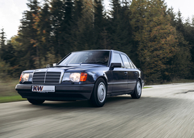 Mercedes-Benz W124 mit KW V3 Klassik Fahrwerk