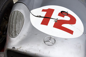 Mercedes-Benz W196 (1954) - Kampf- und Alterungsspuren Mercedes-Benz W196 (1954) - Kampf- und Alterungsspuren