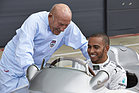 Mercedes-Benz W196 (1954) - Lewis Hamilton - where are the seat belts?