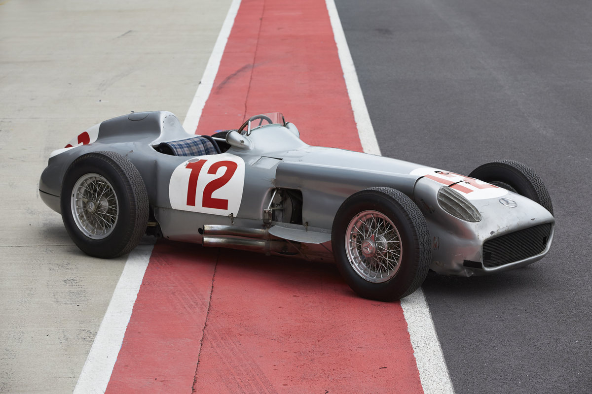 Mercedes-Benz W196 (1954) - mit diesem Wagen gewann Juan Manuel Fangio seinen zweiten Weltmeistertitel