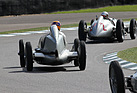 Image: Mercedes-Benz W25 (1934) - Demonstration run pre-war Silver Arrows at the Goodwood Revival 2012