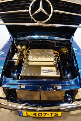 Mercedes-Benz eSLC Monceau (2021) – 107er mit Elektroantrieb – Essen Motor Show 2021