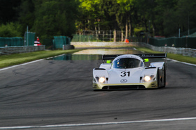 Mercedes C11 (1989) an der Spa Classic 2015 im Feld der Gruppe C Fahrzeuge