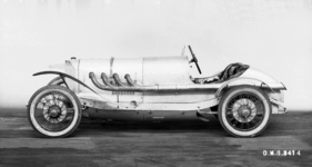 Mercedes Grand Prix 4,5 Liter (1914) - modifizierte Version mit Targa-Florio-Chassis und Kompressor, wie ihn Otto Salzer am Semmering-Rennen vom 14. September 1924 fuhr