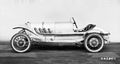 Mercedes Grand Prix 4,5 Liter (1914) - modifizierte Version mit Targa-Florio-Chassis und Kompressor, wie ihn Otto Salzer am Semmering-Rennen vom 14. September 1924 fuhr