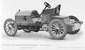 Mercedes-Simplex 60 PS (1903) - das Siegerfahrzeug von Camille Jenatzy beim IV. Gordon-Bennett-Rennen in Irland 1903, ein zurückgekauftes Kundenauto