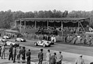 Mercees-Benz W 154 (1938) - GP von Donington 1938 - Tazio Novolari auf Auto Union Typ D wird gewinnen, Hermann Lang (7) wird Zweiter