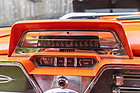 Tachometer bis 120 Meilen pro Stunde. Mit dem Siebenliter-Motor kratzt der Mercury tatsächlich am Ende der Skala