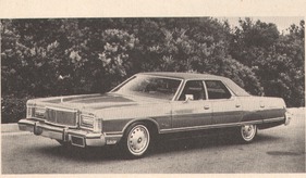 Mercury Marquis - Marquis Brougham - Grand Marquis - Colony Park 6,6-Liter-V8-Motor - 158 HP (netto) 1 Doppelvergaser (1975)