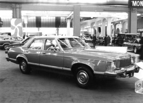 Mercury Monarch Ghia (1976) - luxuriöse Modellvariante - Genfer Autosalon 1976