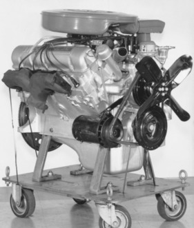 Mercury Montclair (1958) – Die mittlere Leistungsstufe des 383 cui (6,3 l) grossen Marauder-V8 mit 330 SAE-PS