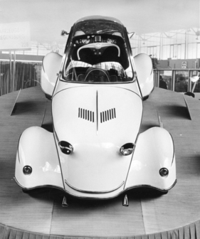 Messerschmitt Tiger (1957) - Internationale Automobilausstellung (IAA) in Frankfurt 1957 - Vorn und hinten gleiche Spur