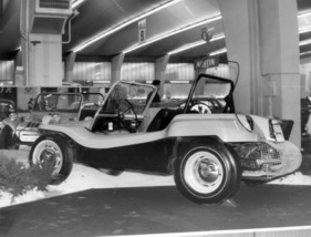 Meyers Manx (1969) - amerikanischer "Strandwagen" für Fahrten auf dem Dünensand - den Begriff "Buggy" gebrauchte man damals noch nicht - Genfer Automobilsalon 1969