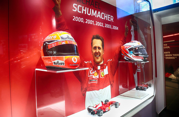 Bild "Michael 50" Ausstellung im Ferrari-Museum in Maranello über Michael Schumachers Zeit bei Ferrari