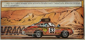 Michel Vaillant - on his way to Guatemala - Excerpt from a comic book