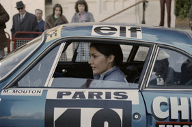 Michele Mouton in der Alpine A110 im Jahr 1975