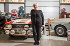 Michèle Mouton vor einem ihrer alten «Arbeitsplätze» – 4. Legendentreff in Laupersdorf mit Michèle Mouton 2025