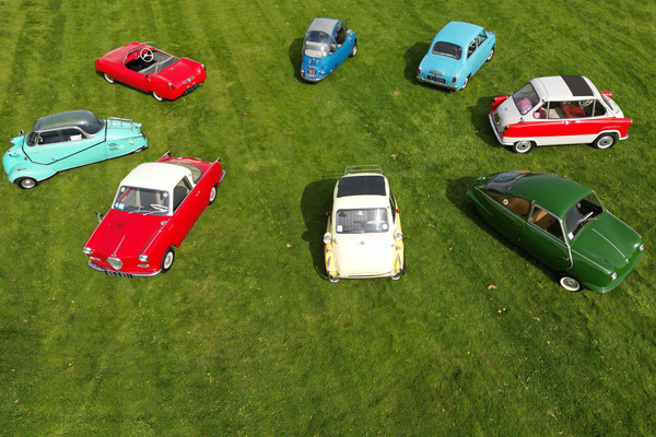 Image: Microcar collection at the Bonhams auction "Les Grandes Marques du Monde à Paris" on February 1, 2024