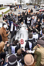 Mika Hakkinen am Lenkrad des Mercedes-Benz W196 im Rahmen des IWC-Demonstrationslaufs - Goodwood Members Meeting 2016